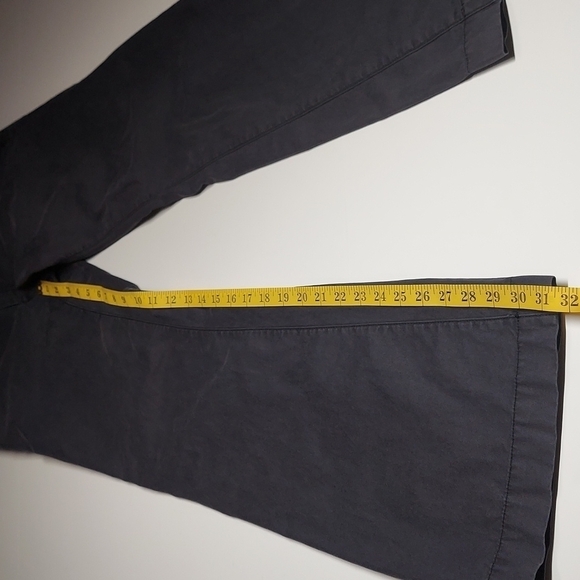 Banana Republic Wide leg 100% cotton charcoal  Jeans Size 6 - Picture 6 of 11